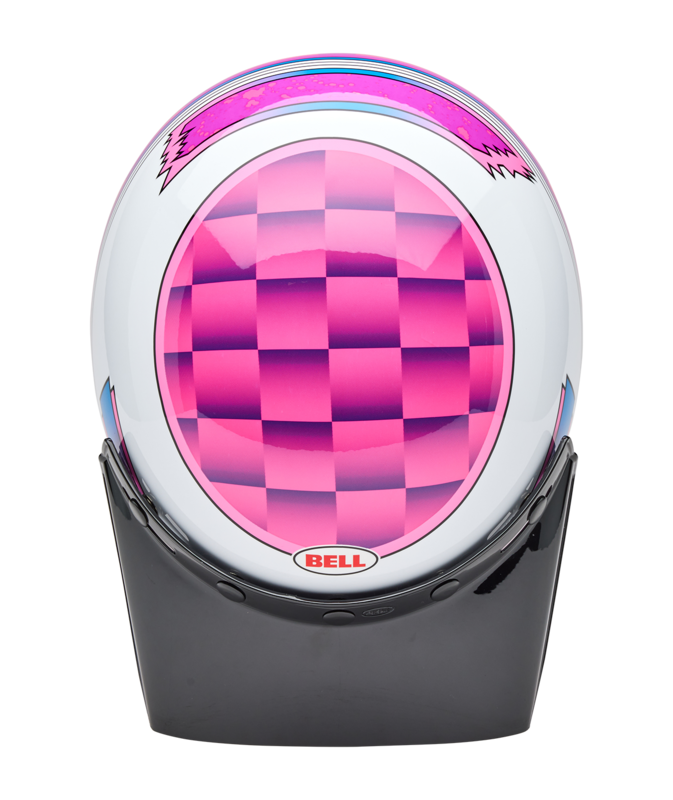 Casco BELL Moto-3 - Deathspray Gloss Pink Purple