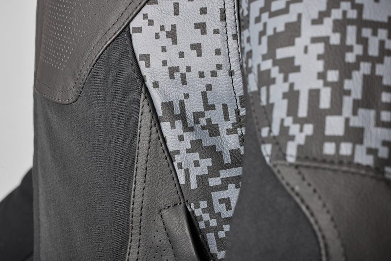 Chaqueta de cuero RST Pro Series Supersport-K CE hombre - Negro / Gris