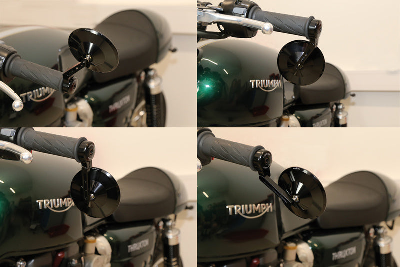 Retrovisor contrapeso de manillar HIGHSIDER pro Montana 2 - corto - negro - 1 pieza