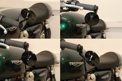 Retrovisor contrapeso de manillar HIGHSIDER pro Montana 2 - corto - negro - 1 pieza