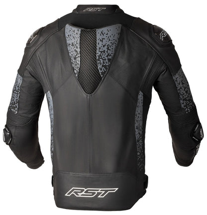 Chaqueta de cuero RST Pro Series Supersport-K CE hombre - Negro / Gris