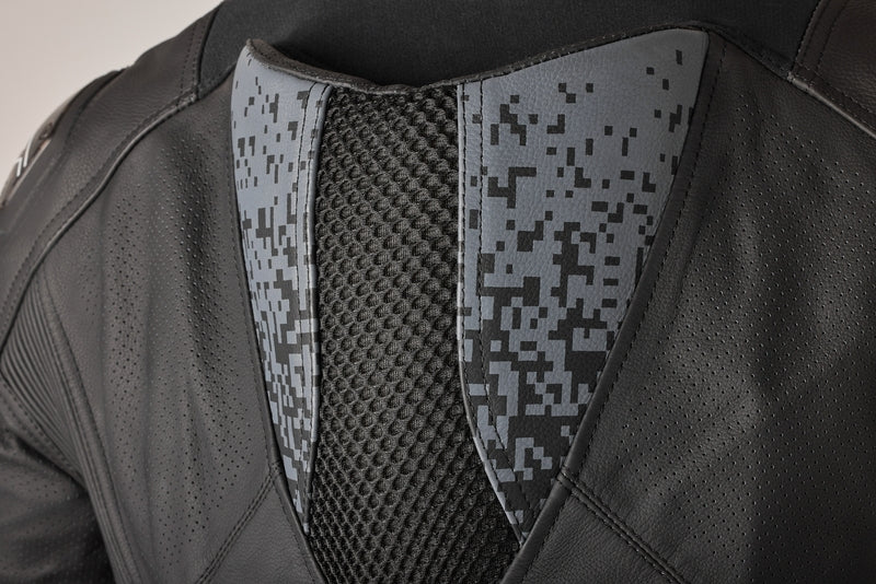 Chaqueta de cuero RST Pro Series Supersport-K CE hombre - Negro / Gris